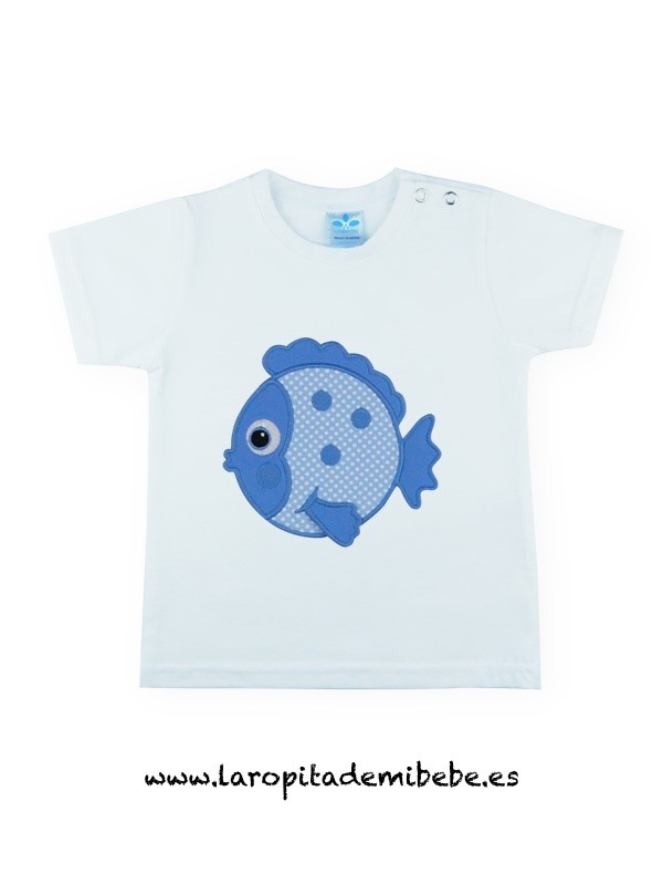 camiseta-bano-pez-unisex