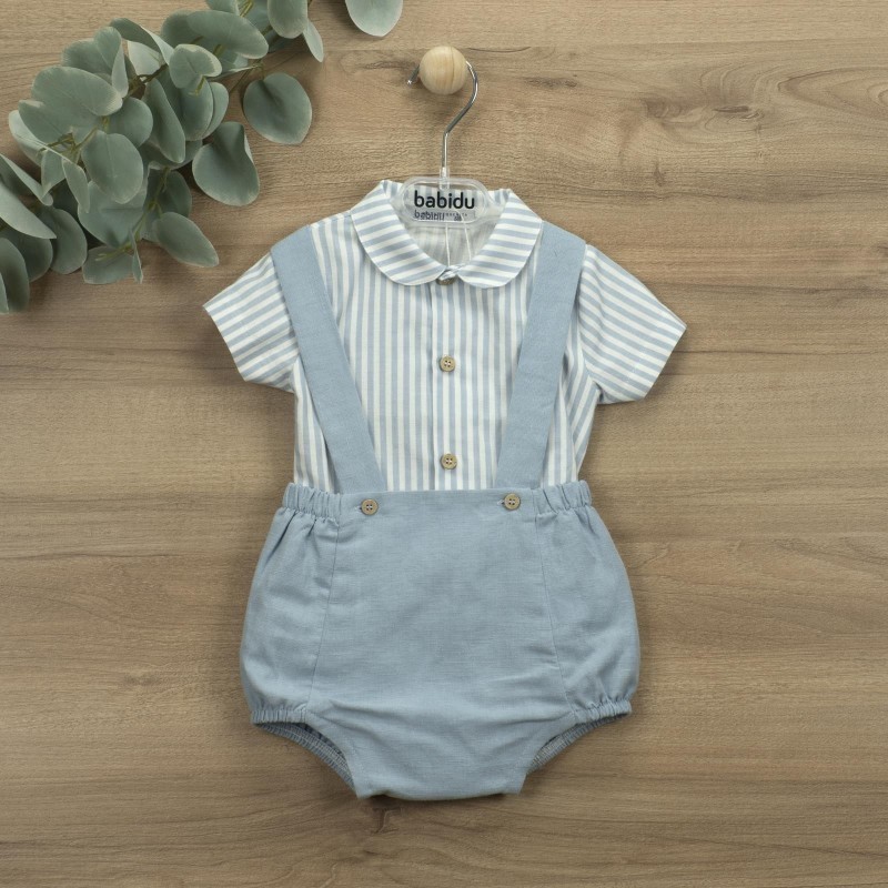 conjunto-bebe-ranitacamisa-rayas-babidu