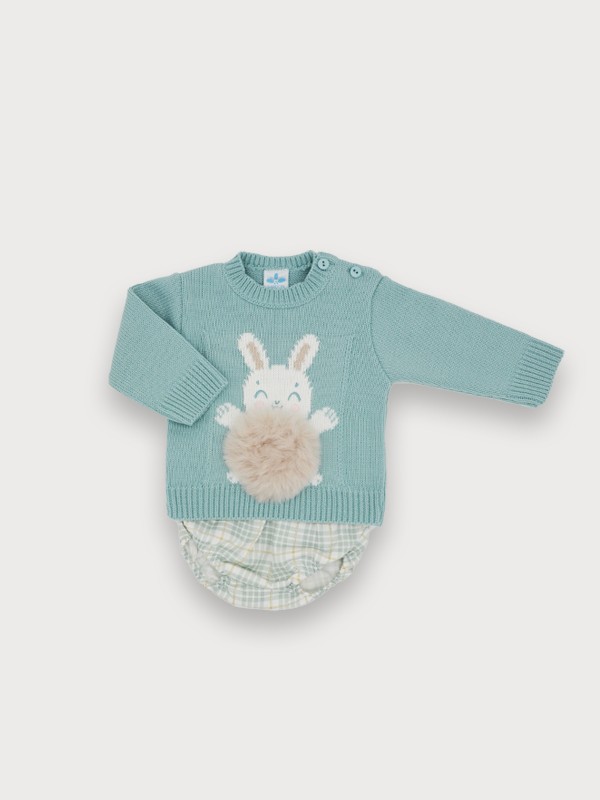 conjunto-unisex-conejo-cuadros-sardon-colores