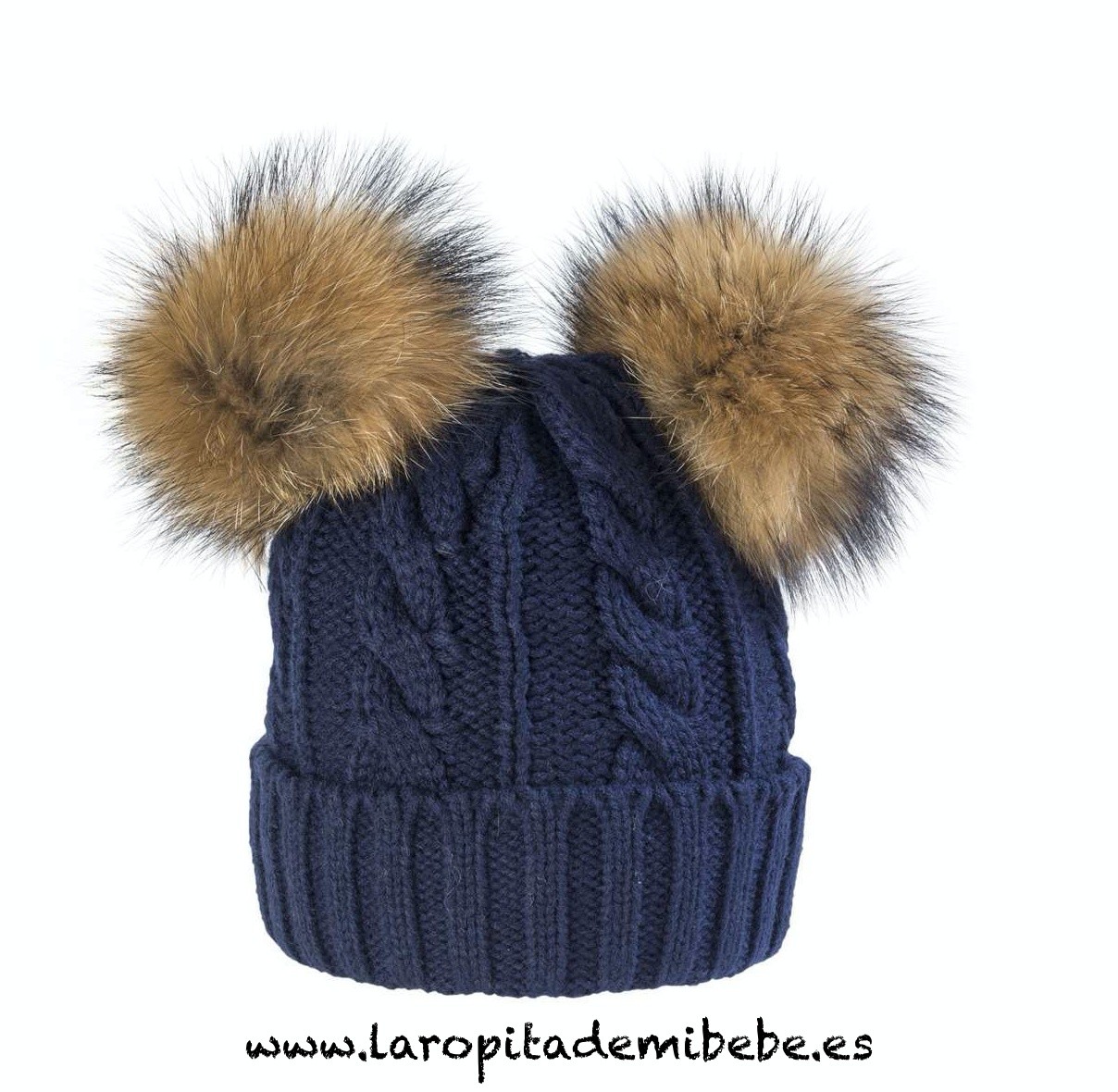 gorro-pompones-pelo-colores