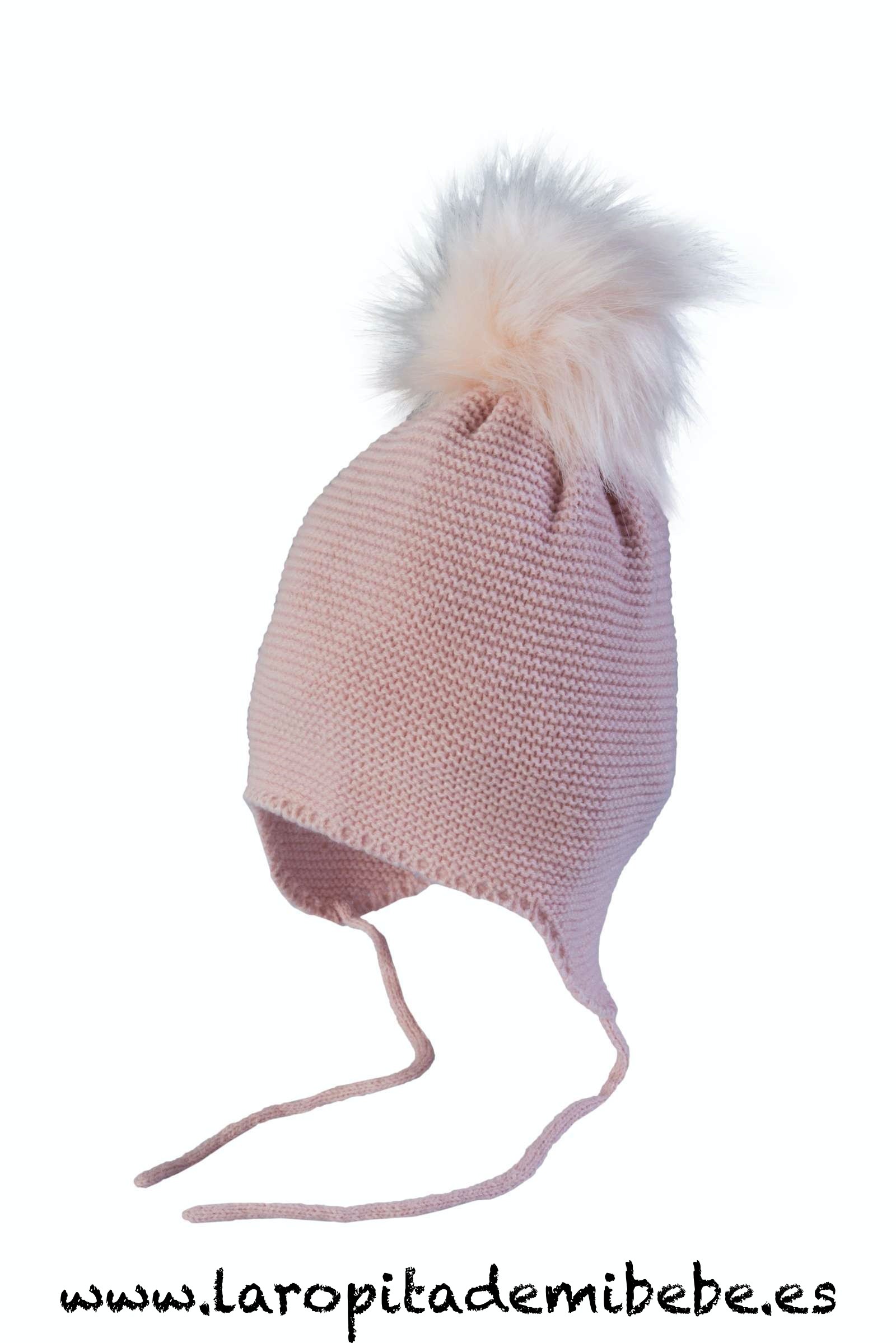 gorro-unisex-liso-con-pompon-colores