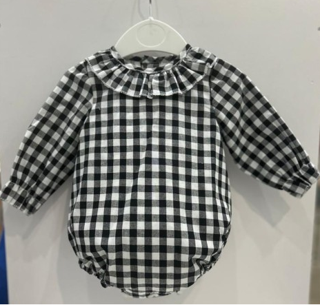 pelele-vichy-negro-glory-bebe