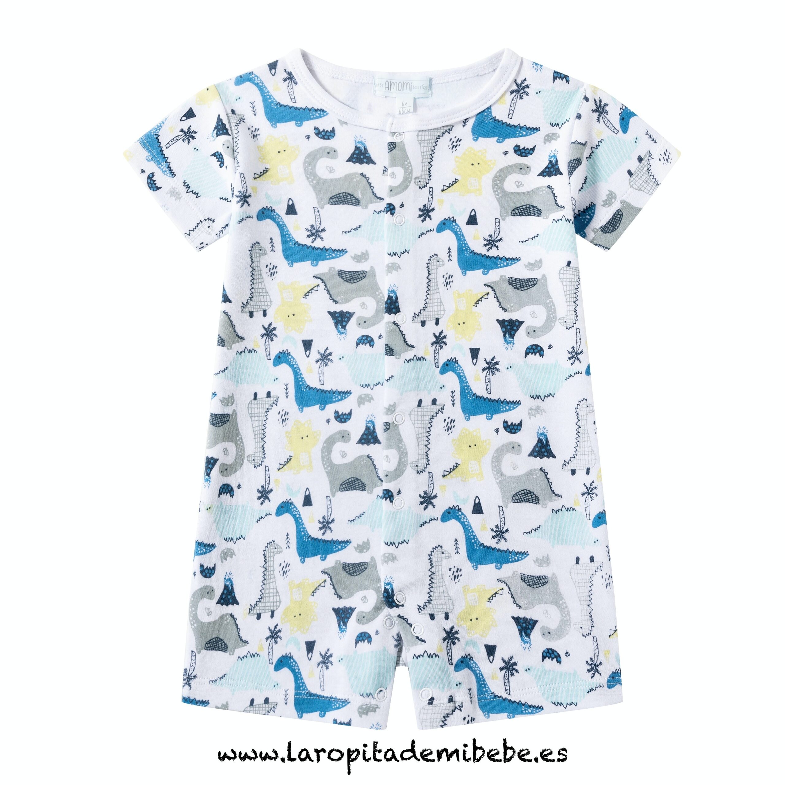 pijama-manga-corta-dino