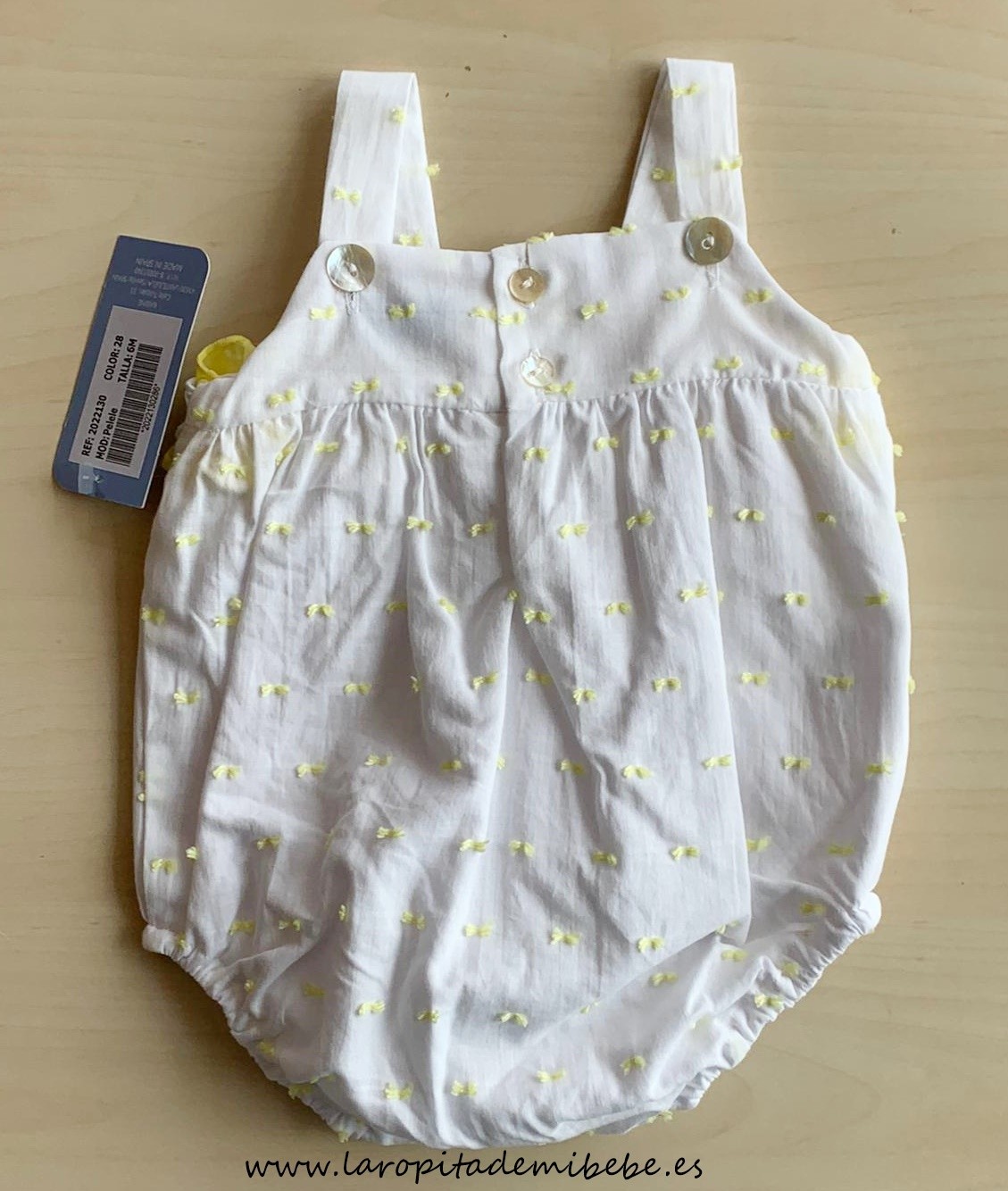 ranita-unisex-plumeti-amarillo-babine