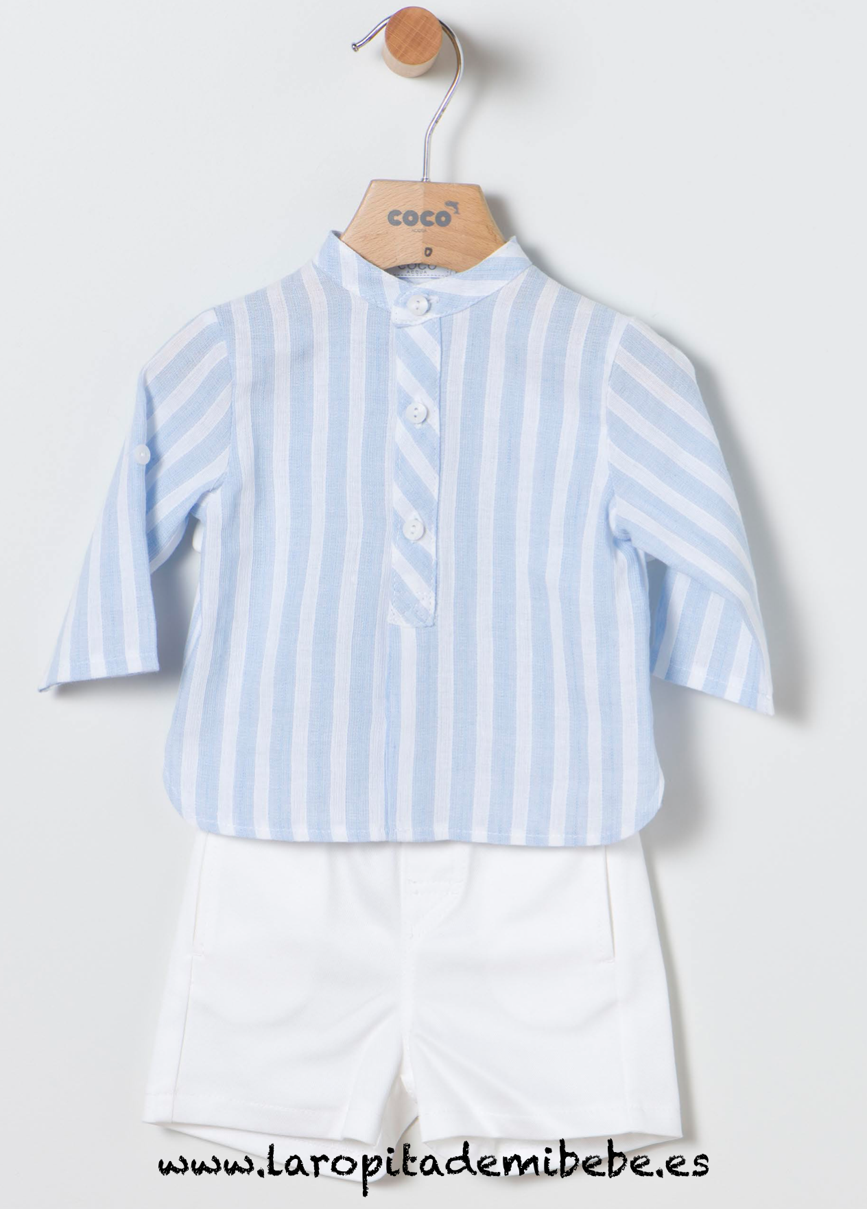 shortcamisa-rayas-celeste-coco