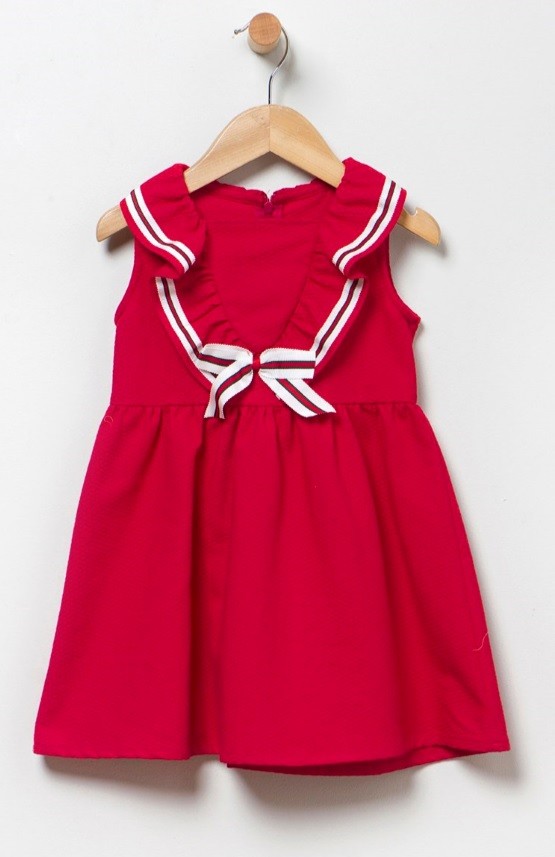 vestido-nina-pique-rojo-coco