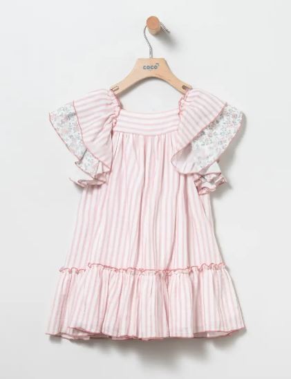 vestido-nina-rayas-rosa-coco-acqua
