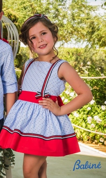 vestido-nina-rojo-y-azul-talle-bajo-babine